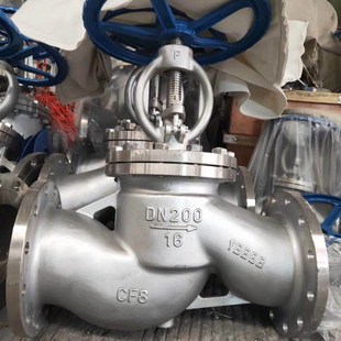 316L304 16P化工业蒸汽阀门闸阀DN50 2205不锈钢法兰截止阀J41WH