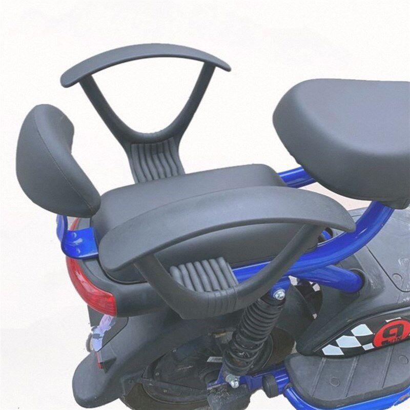 儿童座椅电动车后置 后座大童宝宝儿童扶手把安全护栏带雨棚爱玛