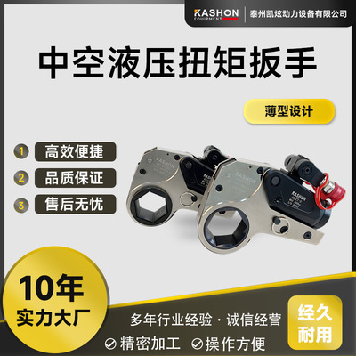 4XLCT，489-5392Nm低轮廓液压扭矩扳手高强度空心液压扭矩螺栓