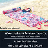 享游 睡觉垫子打地铺睡垫办公室单人午休午睡地垫6mm海绵垫折叠垫