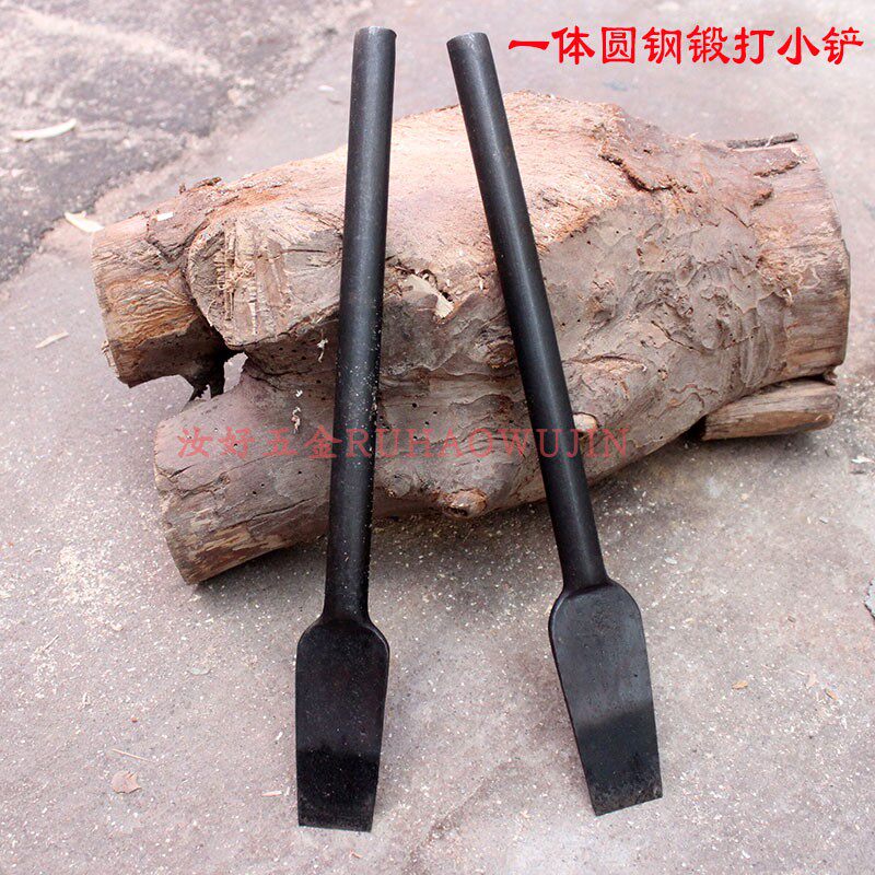 速发圆钢锻打小铲子铁苗成型移体铲挖草药小竹笋钢铲盆栽多肉种植