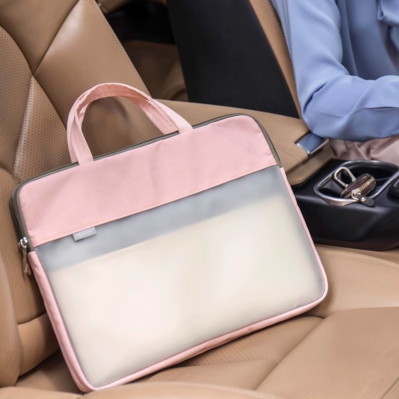 速发手提文档袋拉公A4链文包大容量1英寸会议资料袋件案袋