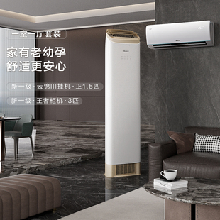 王者 云锦III 格力空调套装 一室一厅新一级变频家用冷暖官方正品