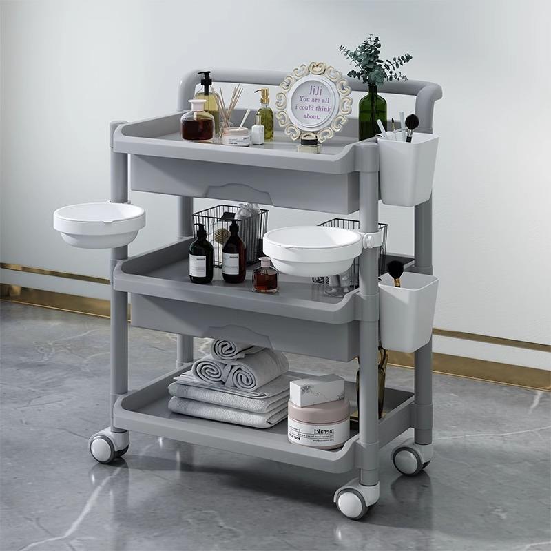美容车美容院专用手推工具车理发店小推车医疗推车置物架子多层