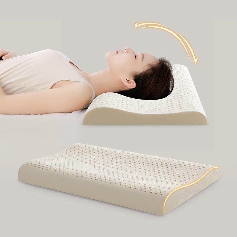 乳胶低枕头超薄款护颈椎助睡眠学生宿舍泰国天然橡胶枕芯矮儿童,床上用品,乳胶枕,淘宝优惠券,粉丝福利购,淘宝优惠卷
