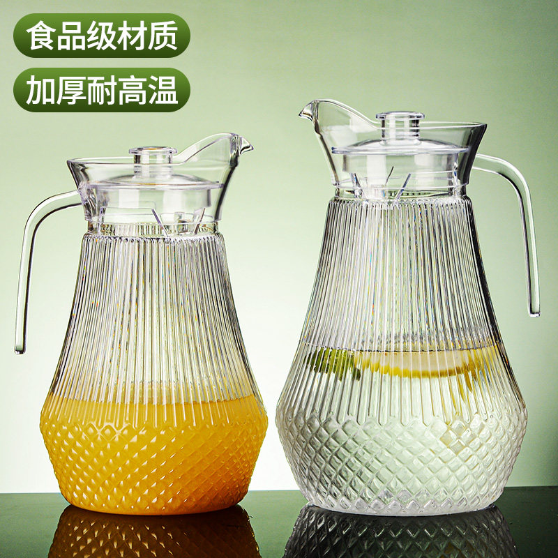 速发冷水壶家水大容用塑料耐高温夏凉用杯晾凉鸭嘴壶饭厅商量茶壶