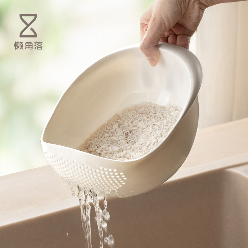 速发沥水篮洗米筛淘家盆不米米漏用厨房淘米篮子水果淘菜洗