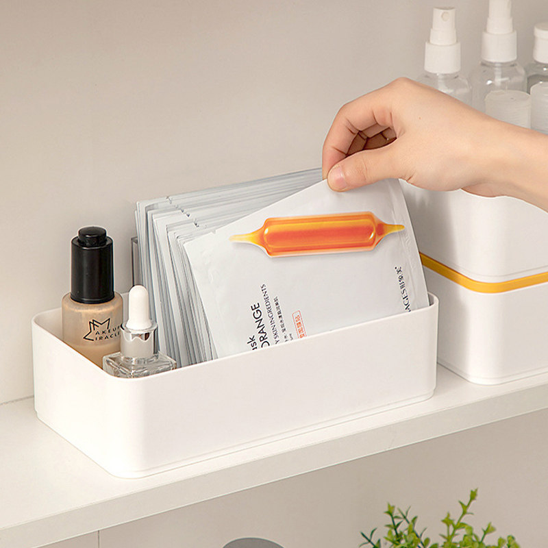 速发镜柜收纳盒洗漱台化妆品卫红置物整口生间浴室桌面架理盒储物
