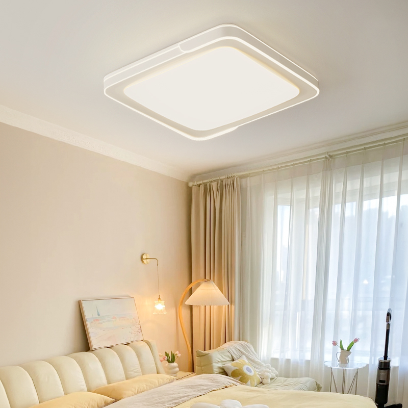 速发全光谱护眼吸顶薄超灯简约卧室灯书房灯创意极简个性灯具