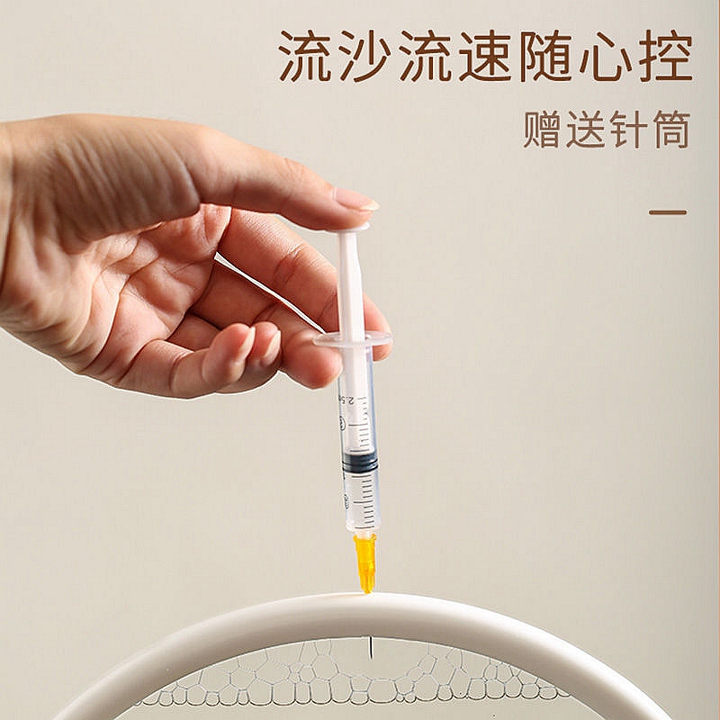现货速发创意解压流沙画沙漏摆件风景摆放艺术客厅流动桌面装饰玻图片