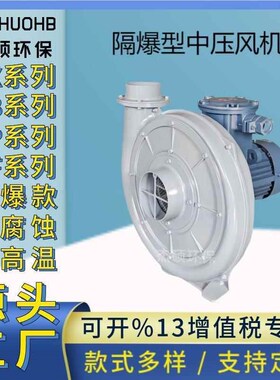 热销化工气体吸附防中爆压风机 22245.K化工粉尘吹送 W隔爆型环形