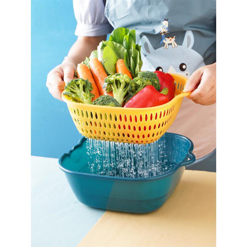 热销创意厨房用品家用大全淘洗水果客厅家居家塑料实用生活用具小
