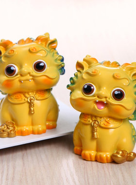 热销貔貅招财旺财汽车内饰品摆件镇宅皮丘办公室工位寓意发财麒麟