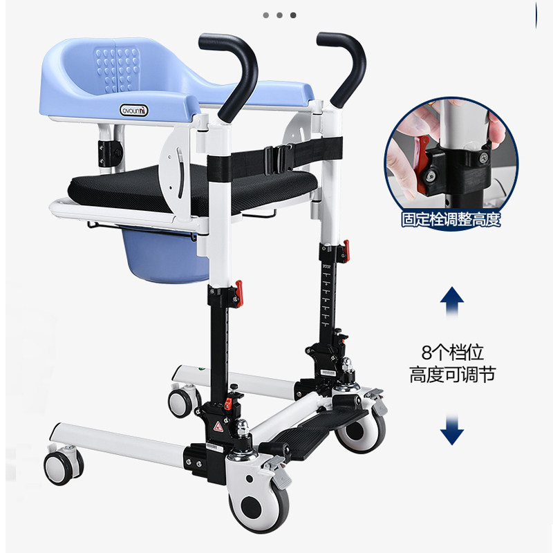 热销多功能移位机老年人护理轮椅瘫痪残疾用品代步推车实用神器可