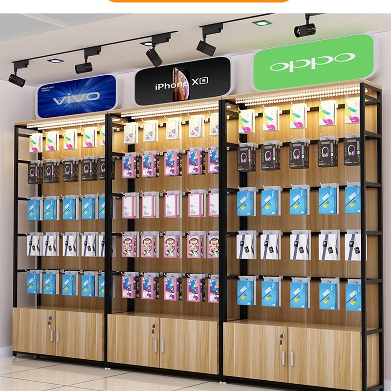 热销超市货架内衣展示柜自由组合手机配件饰品挂钩架便利店零食置