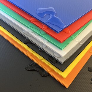 热销厂家PP塑料中空板防静电隔板万通垫板瓦楞钙塑板周转箱刀卡可