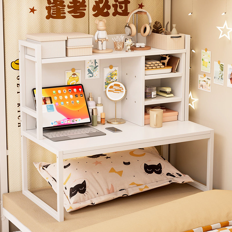 速发床上桌大学生宿舍神铺写字书桌上下室寝器电脑桌悬空学习桌