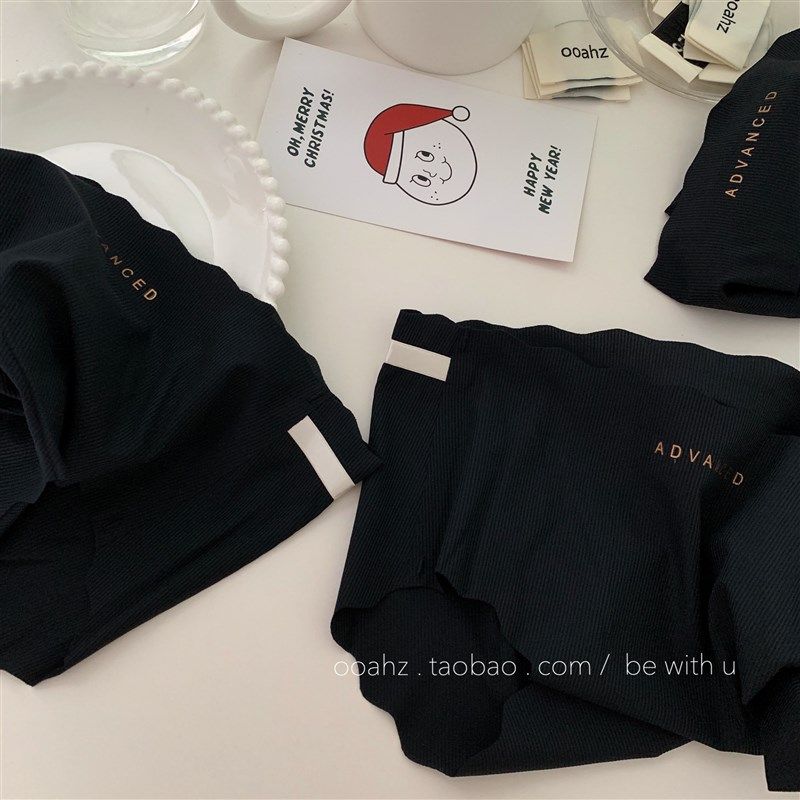 速发轻氧呼三无痕 亲肤透气不夹pp螺纹感桃裤 蜜内臀少中腰吸角