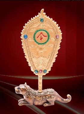 李居明2025蛇年吉祥物 当时得令-大令旗 家居办公店铺吉祥摆件