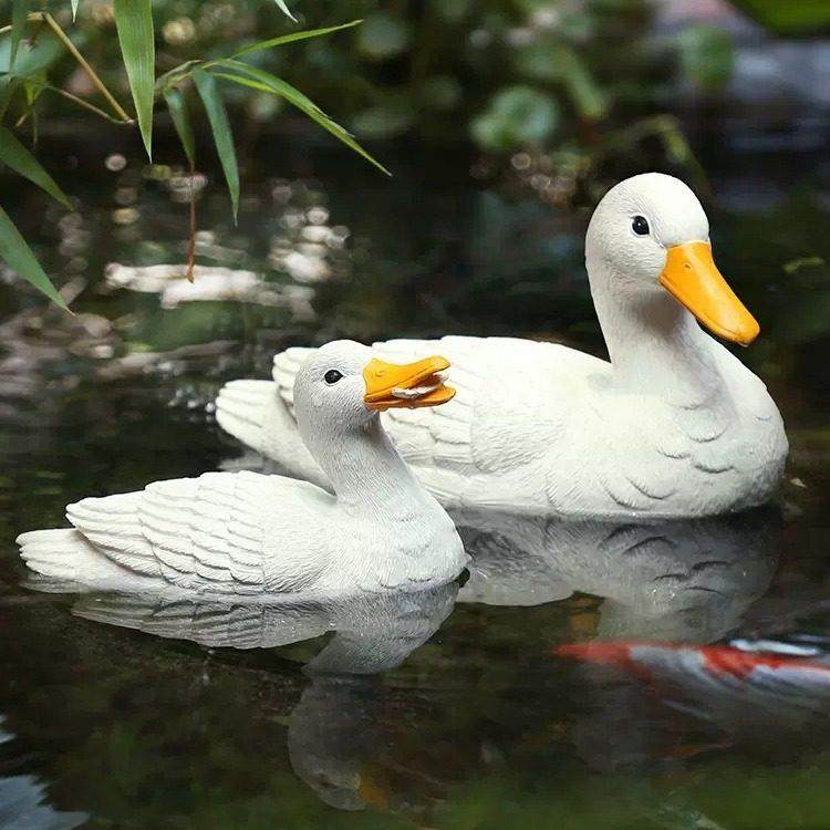 户外花园水池鸭子浮水摆件家居庭院鱼池景观装饰假山喷泉流水饰品,家居饰品,户外/庭院摆件,淘宝优惠券,粉丝福利购,淘宝优惠卷