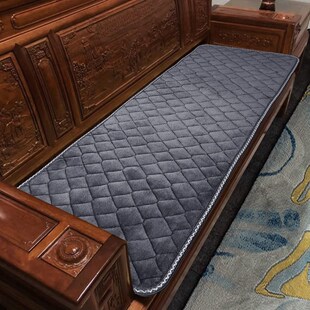 速发实木沙发垫子红滑单座一二三人组合沙发垫老式春秋防条长木椅