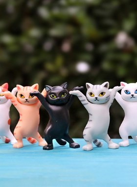 速发小理举高托举摆件创意猫物高级感小众猫咪感物理