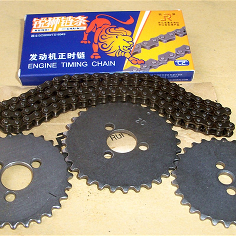速发JH001泰10本DY170田0大嘉陵弯梁助力摩托车小链条齿轮正时规