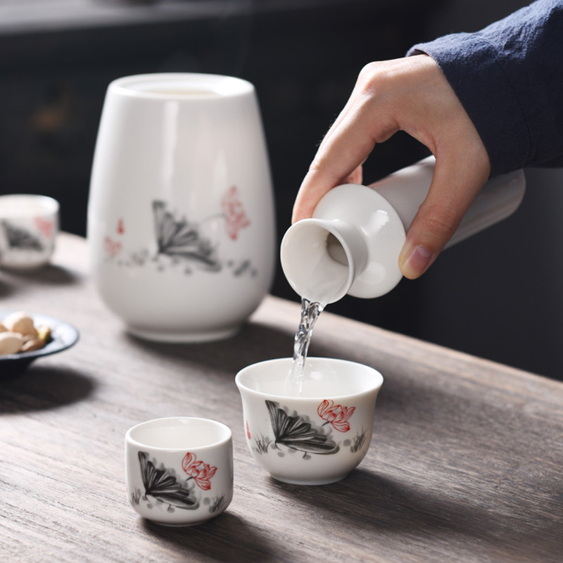 烫酒壶酒具套装  热o暖酒壶分酒器 陶瓷温酒壶 黄酒温酒器白酒酒,餐饮具,异形/个性酒杯,淘宝优惠券,粉丝福利购,淘宝优惠卷