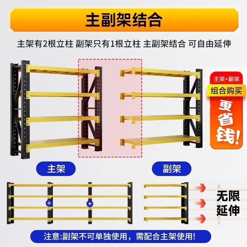 仓储货架b多层货物架轻型置物架办公室置物架落地架子储物架