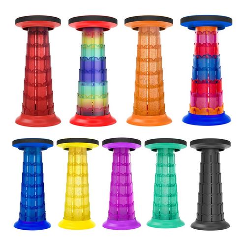 户外便携式旅行可调节p伸缩折叠凳收缩椅子家用塑料小凳子加厚板