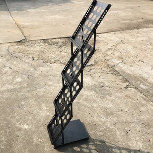 工厂直销广告折叠资料Ar4展示架金属报刊杂志架创意宣传展示架落