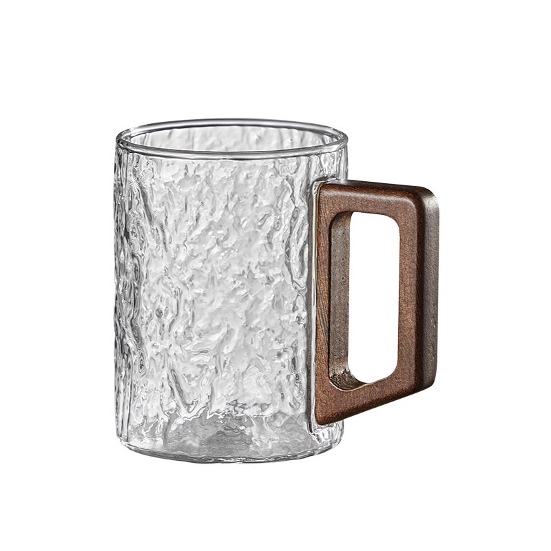 情侣漱口杯刷牙杯子家用带把手玻璃洗漱H杯牙缸牙具口杯套装置物