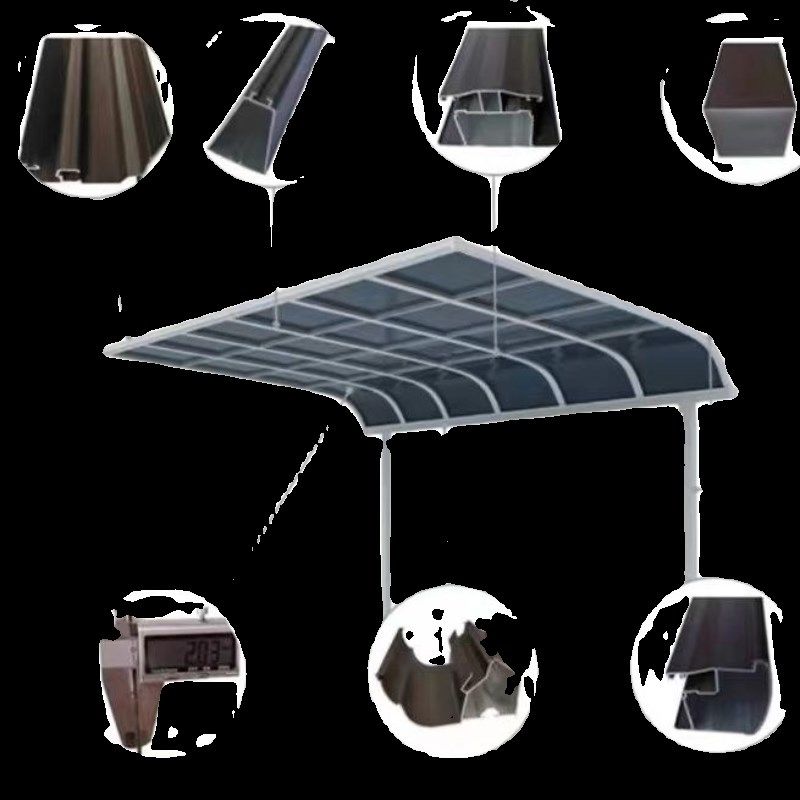 成都铝合金雨棚户外防雨别v墅遮阳棚院子停车棚屋檐露台雨蓬门窗,金属材料及制品,其他铝制品,淘宝优惠券,粉丝福利购,淘宝优惠卷