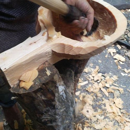 手工制作香杉木i水瓢整块实木制作的饭勺大水勺小木勺汤勺酒勺木