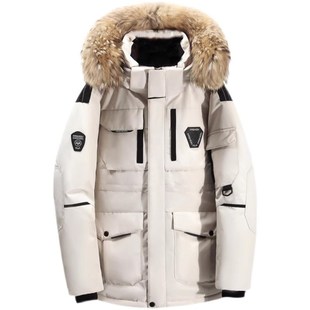 东北零下2030n40度防寒超厚工装羽绒服男女哈尔滨旅游保暖装