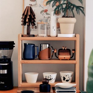 纯实木轻奢杯架水杯置物架餐桌茶杯架F子咖啡杯台面马克杯水吧收