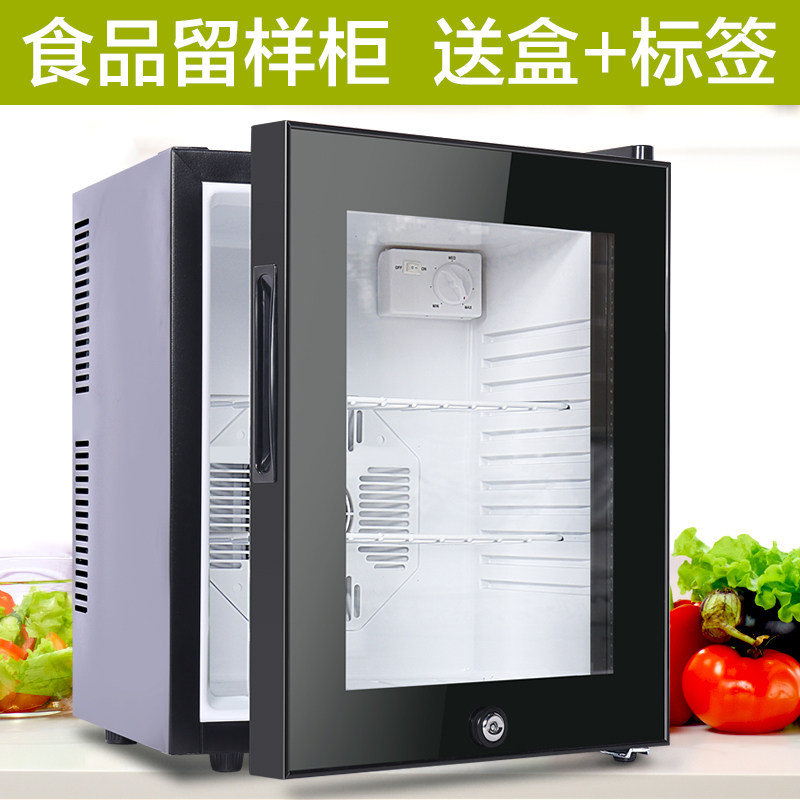 幼儿园食品留样柜小型饮料冷柜家用商G用小冰箱饭桌冷藏保鲜展示