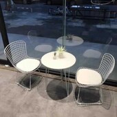 户外桌椅庭院酒店l别墅花园阳台休闲小茶几咖啡厅室外铁艺桌椅组