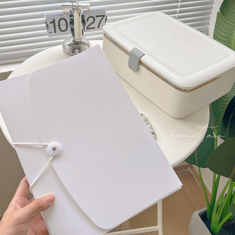 证件收纳盒家f用多功能保单放卡盒子资料收纳箱重要文件风琴包