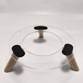 4代水晶4代胡桃实木桌面款 Harman音h响支架适用琉璃2 音响支架