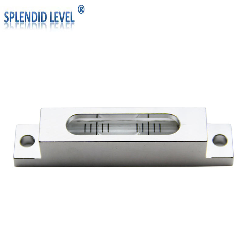 金属条式水平仪8015多颜色安装孔高精度迷你微型便携精密长水准泡