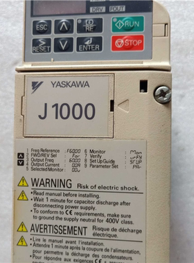 J100安川变频器，CIMR-JT2A0004BAA,0.4~议价