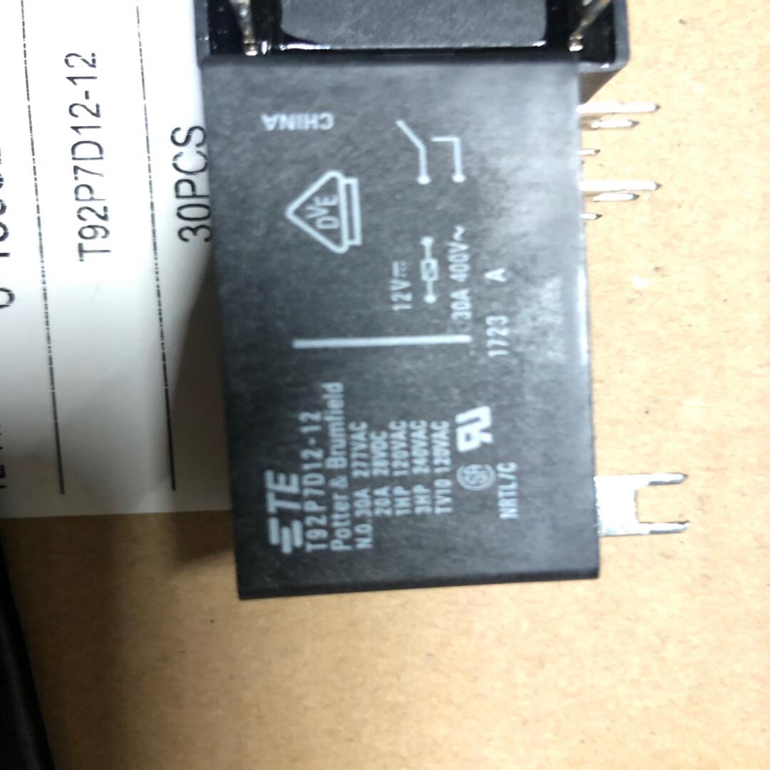 议~全新T92P7D12-12 进口30A/277VAC 泰科T
