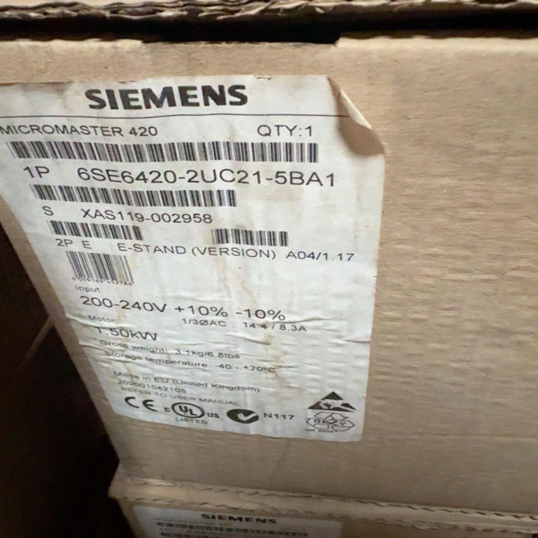 议~6SE6420-2UC21-5BA1 变频器MM4