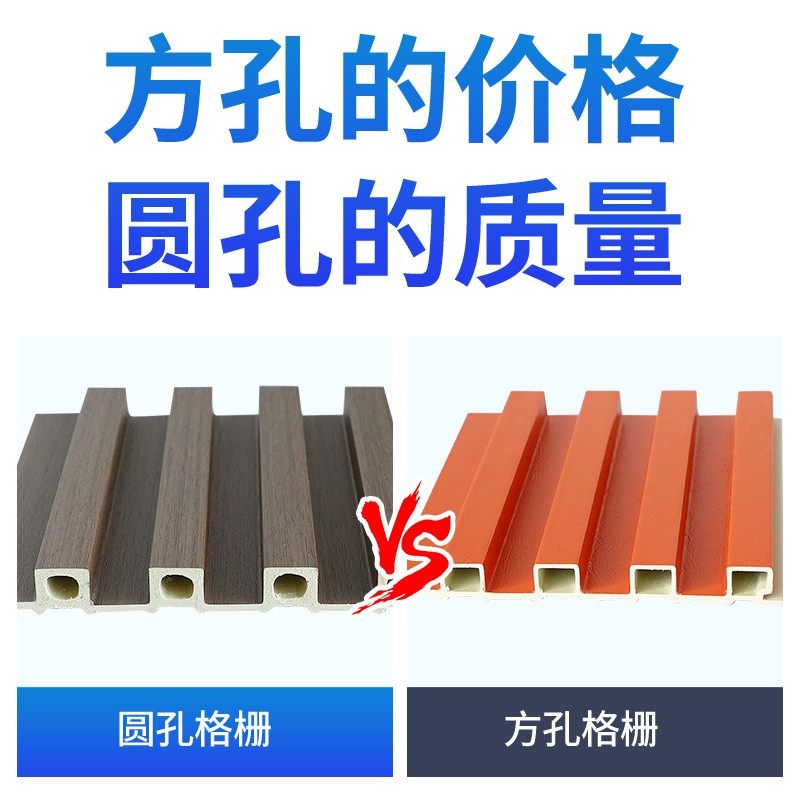 生态木竹木纤维格栅护墙板背景墙凹凸长城塑料PVC墙面装饰格栅板,基础建材,生态板,淘宝优惠券,粉丝福利购,淘宝优惠卷