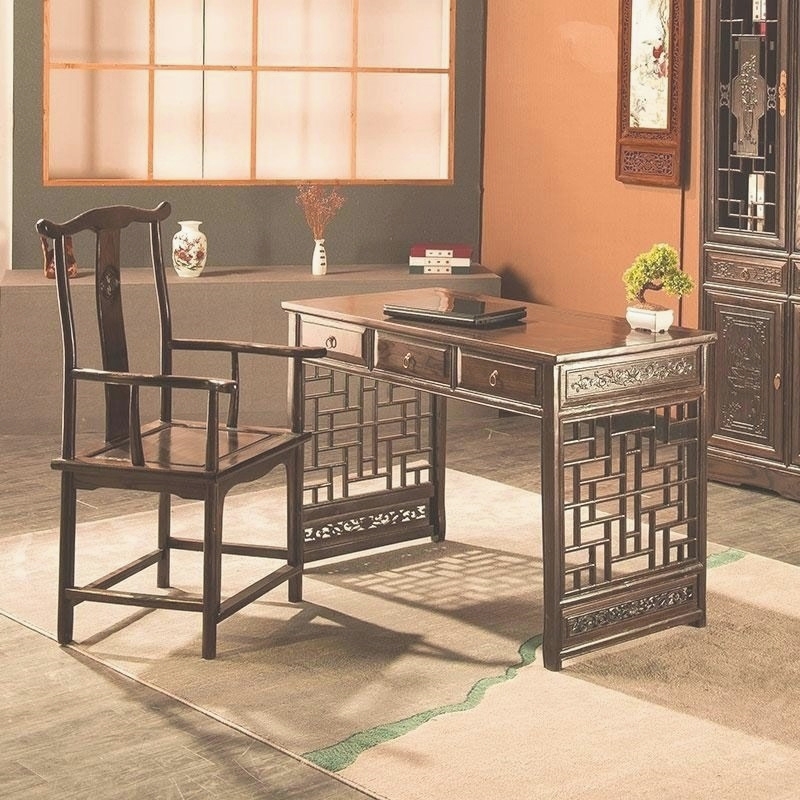 需定制实木书法桌书画桌榆木写字台家用中医馆诊桌书房学习电脑桌