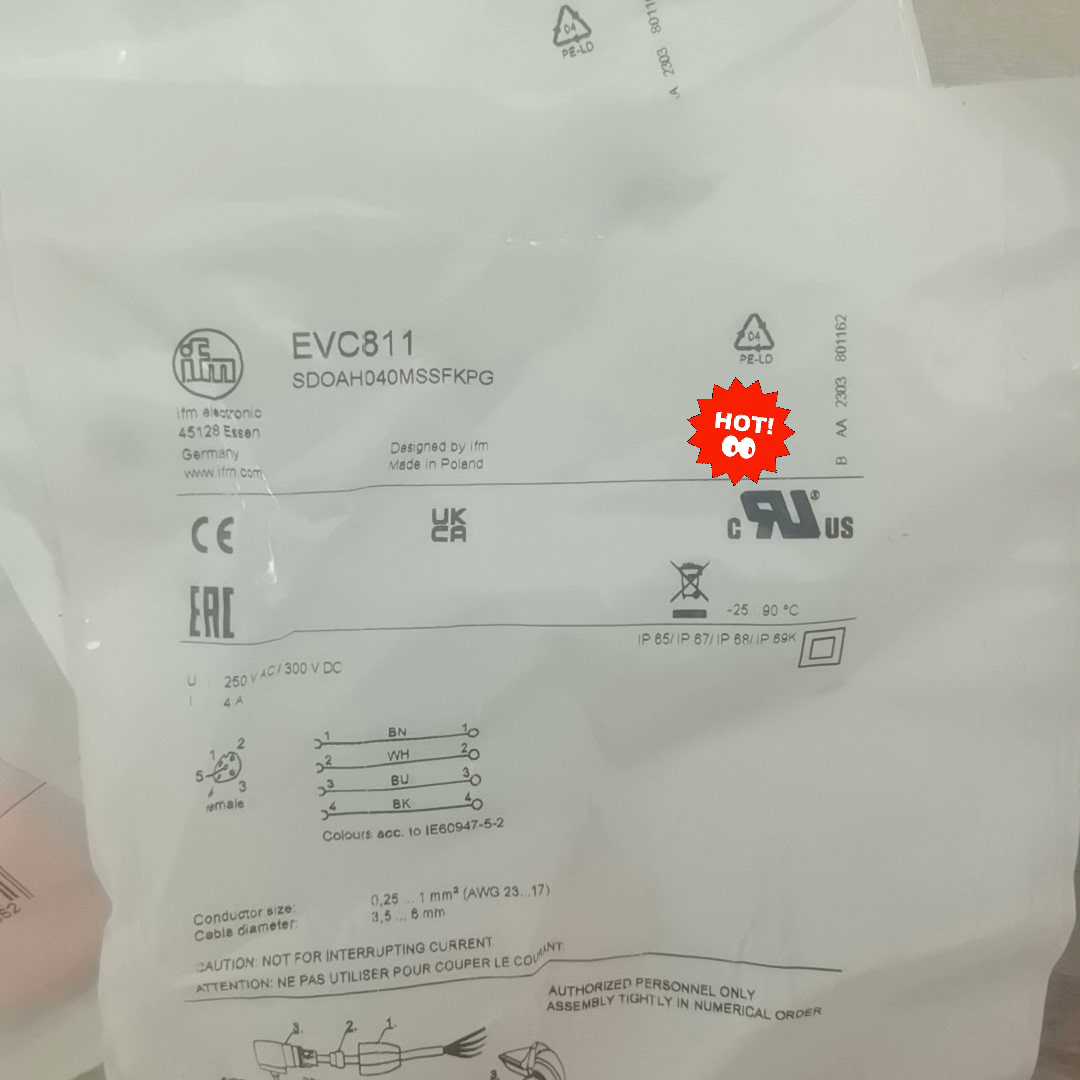 ifm易福门传感器接头EVC811全新正品议价