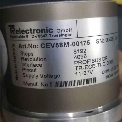 (议价)德国帝尔TR编码器 CEV58M-00175