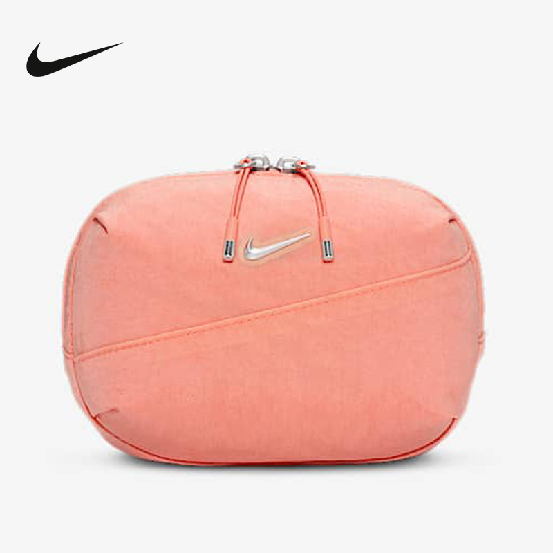 Nike耐克斜挎包夏季收纳拉链口袋可调节肩带耐克勾HM6120-844