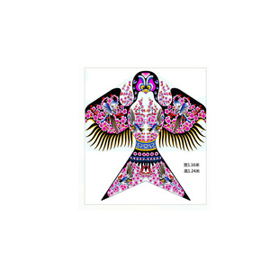 潍坊沙燕风筝传统燕子风筝烫金梅花牡丹沙燕风筝脸谱风筝